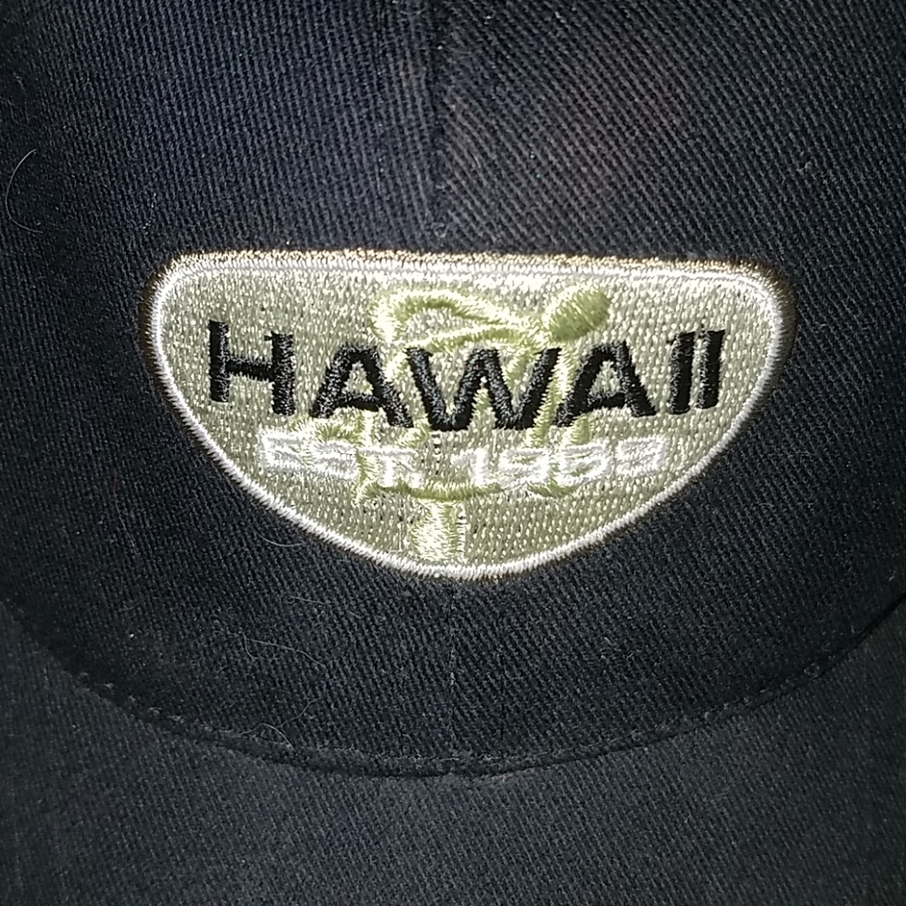 VTG Surfware Hawaiian Classics black baseball cap